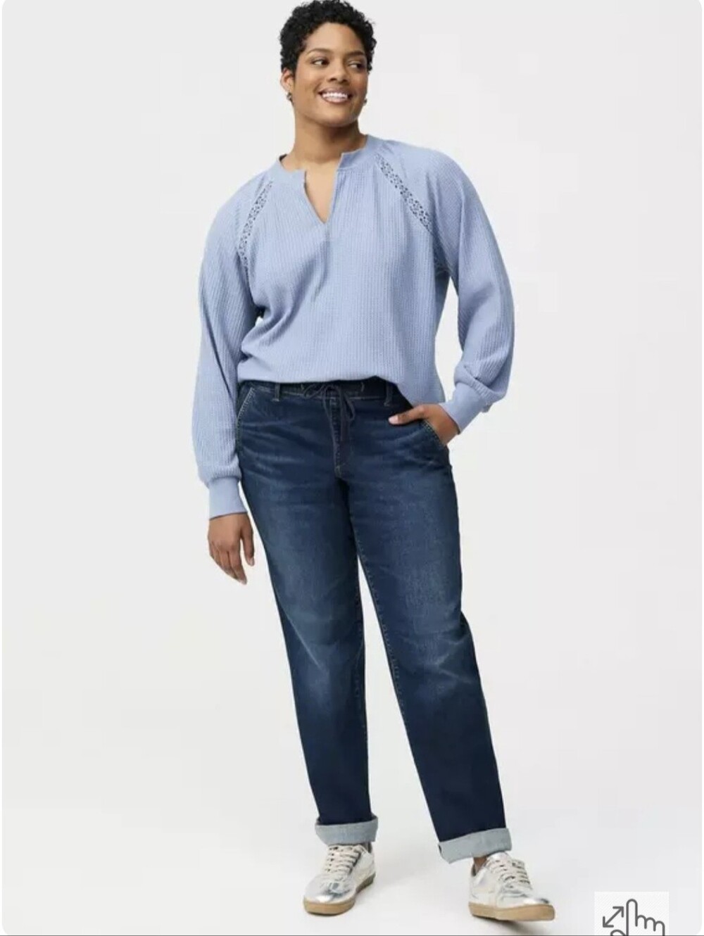 Torrid Weekend Boyfriend Mid-Rise Straight Jean Crop